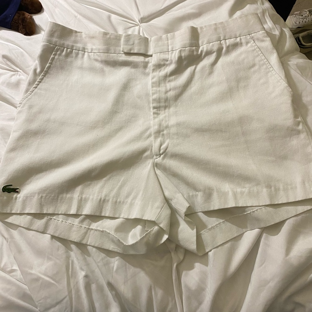 Vintage Lacoste dickies style shorts